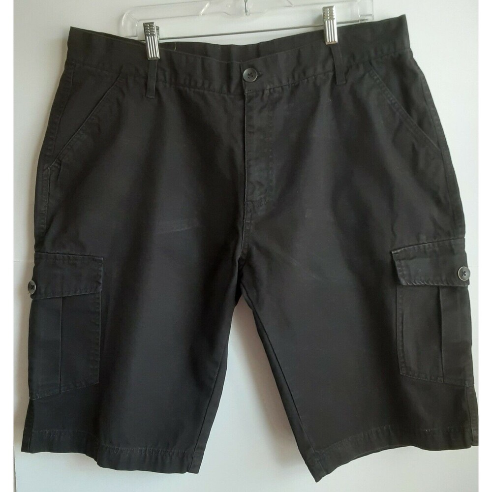 Gold Label Brand Men's Cargo Shorts Black Size 40